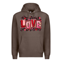 Coffee Valentine's Day love Premium Hoodie - FaDigitalArtStudio