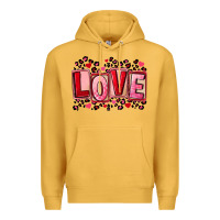 Mustard Valentine's Day love Premium Hoodie - FaDigitalArtStudio