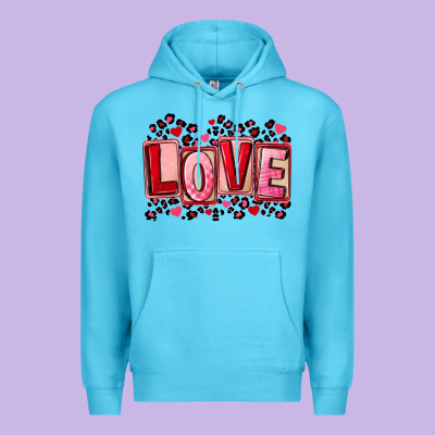 Valentine's Day Love Premium Hoodie Designed By Fadigitalartstudio