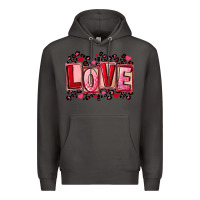 Smoke Valentine's Day love Premium Hoodie - FaDigitalArtStudio