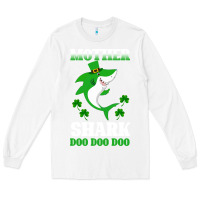 White Mother Shark Doo Doo Doo Long Sleeve Tee - Bettercallsaul