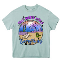 Arona salt water heals everything Heavy Core Tee - MaliasSmallBusiness