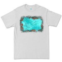 Dove Grey gemstone leopard background Premium Tee - JahusDesignShop