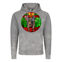 Cloud Rock christmas pig Vintage Hoodie - LillyAllenDesigns