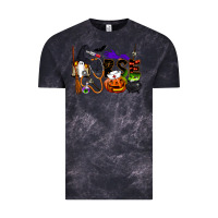 Cloud Black Halloween Nurse Vintage Tee - LillyAllenDesigns