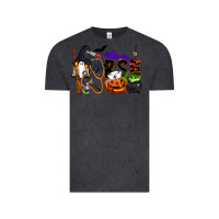 Vintage Black Halloween Nurse Vintage Tee - LillyAllenDesigns