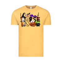 Vintage Mustard Halloween Nurse Vintage Tee - LillyAllenDesigns
