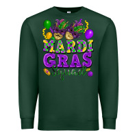 Sports Green mardi gras squad Premium Sweatshirt - FaDigitalArtStudio