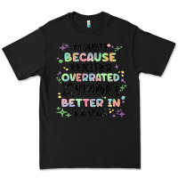 Black reading because realitys overrated Premium Tee - MaliasSmallBusiness