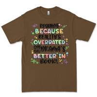 Cacao reading because realitys overrated Premium Tee - MaliasSmallBusiness