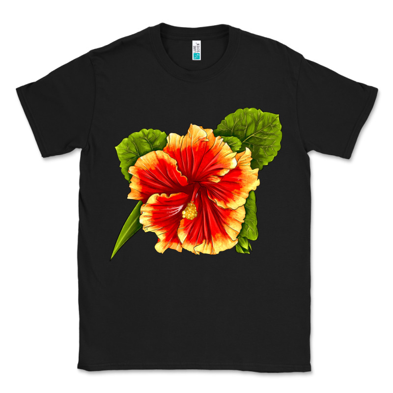 Hawaiian Hibiscus Flower Classic Tee by LillyAllenDesigns | Teevron