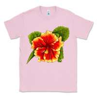 Bubblegum Pink Hawaiian Hibiscus Flower Classic Tee - LillyAllenDesigns