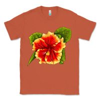 Copper Hawaiian Hibiscus Flower Classic Tee - LillyAllenDesigns