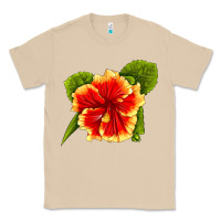 Mushroom Hawaiian Hibiscus Flower Classic Tee - LillyAllenDesigns