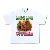 White long live cowgirls artiststas Urban Heavy Tee - Artiststas