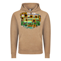 Vintage Coffee North Dakota State Map Vintage Hoodie - RanaPortraitStore