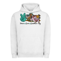 Pigment Lunar Rock Peace Love Landrace Pig Urban Hoodie - LillyAllenDesigns