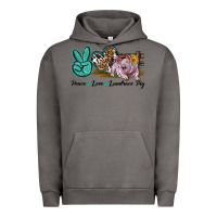 Pigment Tornado Peace Love Landrace Pig Urban Hoodie - LillyAllenDesigns