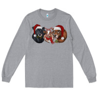 Heather Grey christmas heifers Long Sleeve Tee - RanaPortraitStore