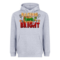 Heather Grey baking spirits bright Heavyweight Hoodie - FaDigitalArtStudio