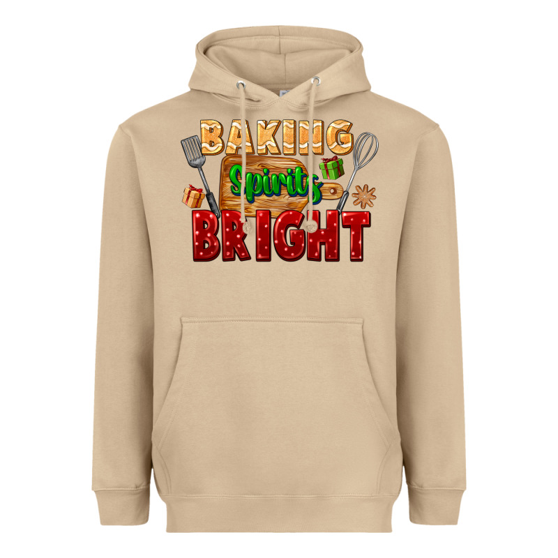 Baking Spirits Bright Heavyweight Hoodie by FaDigitalArtStudio | Teevron