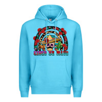 Ocean Blue Cinco de mayo rainbow Premium Hoodie - FaDigitalArtStudio