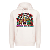 Pale Pink Cinco de mayo rainbow Premium Hoodie - FaDigitalArtStudio