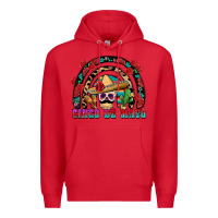Red Cinco de mayo rainbow Premium Hoodie - FaDigitalArtStudio