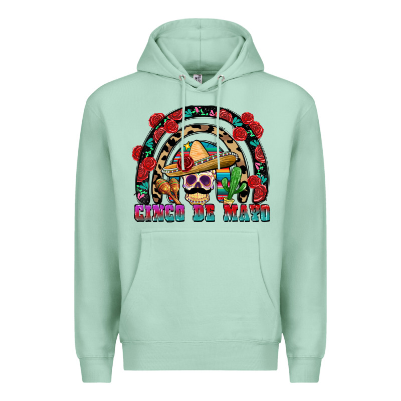 Cinco De Mayo Rainbow Premium Hoodie by FaDigitalArtStudio | Teevron