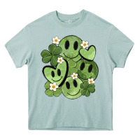 Arona st. patrick's day green smile Heavy Core Tee - MaliasSmallBusiness