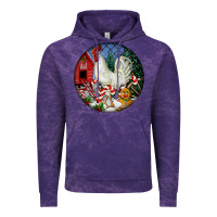 Cloud Purple leghorn rooster christmas ornament Vintage Hoodie - LillyAllenDesigns