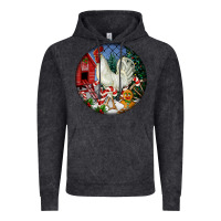Vintage Black leghorn rooster christmas ornament Vintage Hoodie - LillyAllenDesigns