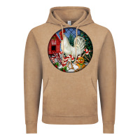 Vintage Coffee leghorn rooster christmas ornament Vintage Hoodie - LillyAllenDesigns
