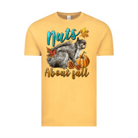Vintage Mustard Nuts About Fall Squirrel Vintage Tee - LillyAllenDesigns