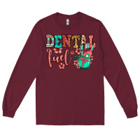 Burgundy dental fuel coffee cup Long Sleeve Tee - Jasminsmagicworld