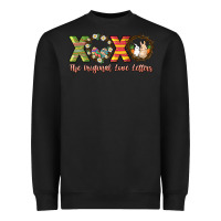 Black Xoxo the original love letters Easter Day Heavyweight Sweatshirt - HowdyJamesFarm
