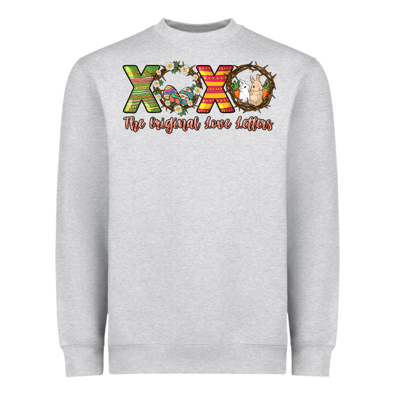 Xoxo The Original Love Letters Easter Day Heavyweight Sweatshirt by HowdyJamesFarm | Teevron