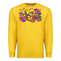 Lemon love mardi gras Premium Sweatshirt - FaDigitalArtStudio