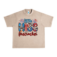 French Oak little miss firecracker 4th of july Urban Heavy Tee - Artiststas