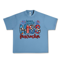 Pebble Blue little miss firecracker 4th of july Urban Heavy Tee - Artiststas