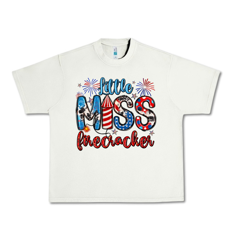 Little Miss Firecracker 4th Of July Urban Heavy Tee by Artiststas | Teevron