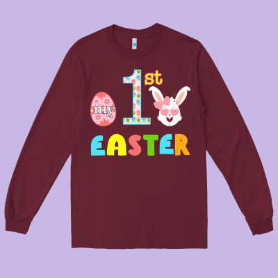 Easter Long Sleeve Tee Designed By Bettercallsaul
