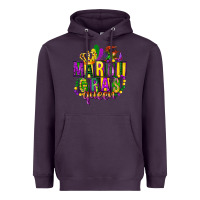 Plum mardi gras queen Heavyweight Hoodie - FaDigitalArtStudio