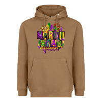 Toasted Coconut mardi gras queen Heavyweight Hoodie - FaDigitalArtStudio