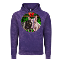 Cloud Purple christmas pig Vintage Hoodie - LillyAllenDesigns