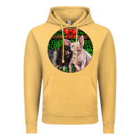 Vintage Mustard christmas pig Vintage Hoodie - LillyAllenDesigns