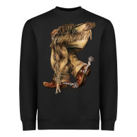 Black Cowboy boots western Heavyweight Sweatshirt - HowdyJamesFarm
