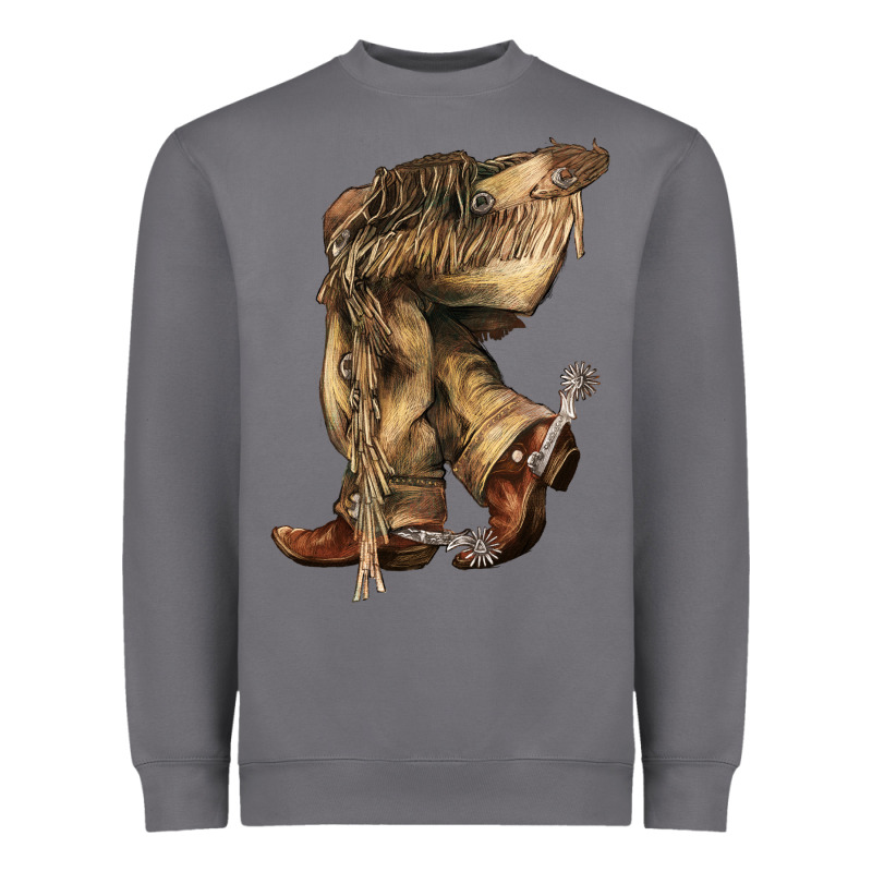 Cowboy Boots Western Heavyweight Sweatshirt by HowdyJamesFarm | Teevron