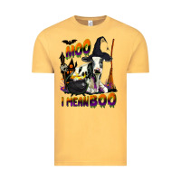 Vintage Mustard Moo I Mean Boo Holstein Cow Vintage Tee - LillyAllenDesigns