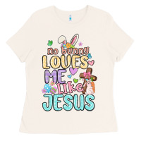 Bone no bunny loves me like jesus Ladies Tee - MaliasSmallBusiness